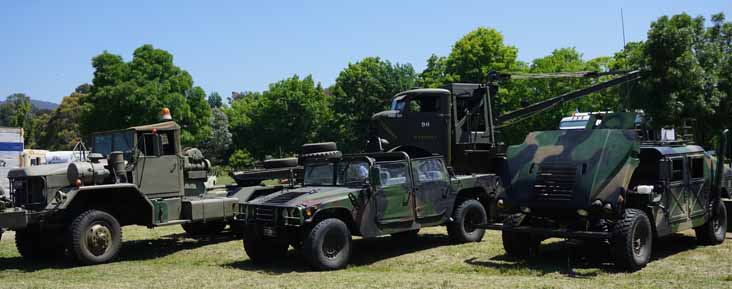 Army trucks